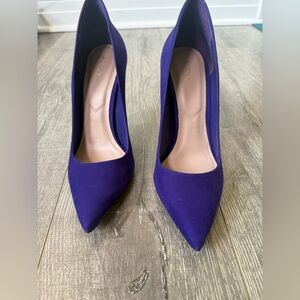 ALDO Cassedy-51 Purple Suede Pointed Toe Pumps Size 9 NWT